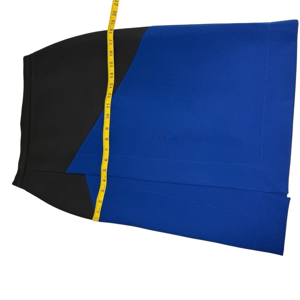 BCBGMaxAzria Skirt two tone Black and  Royal Blue - Picture 13 of 15